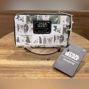 Disney Loungefly Star Wars Vaders I Am Your Fathers Day Zip Around Wallet